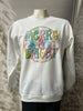 Pastel Merry & Bright Graphic Crewneck Sweatshirt - Final Sale**