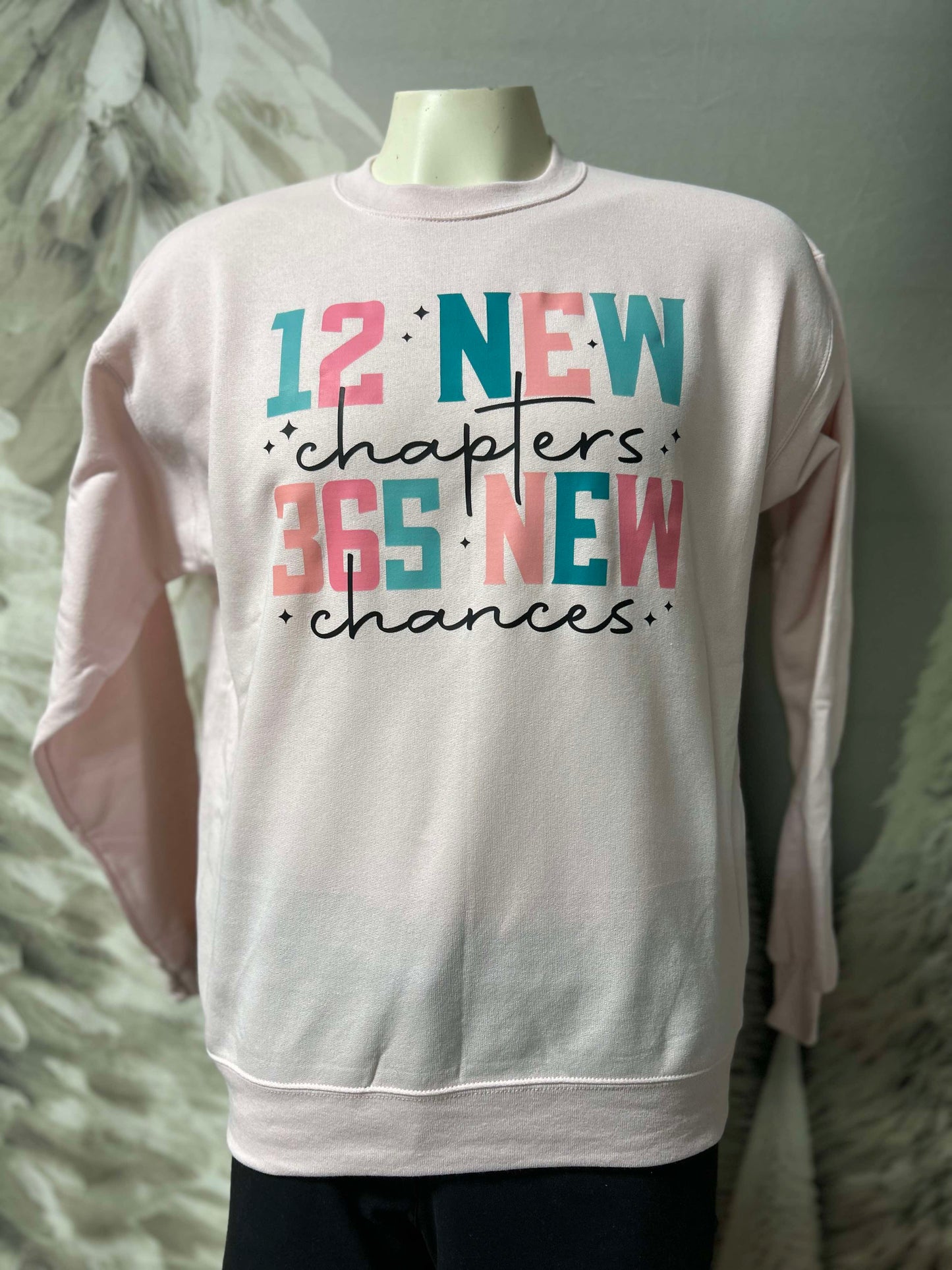 12 New Chapters New Year Graphic Crewneck Sweatshirt