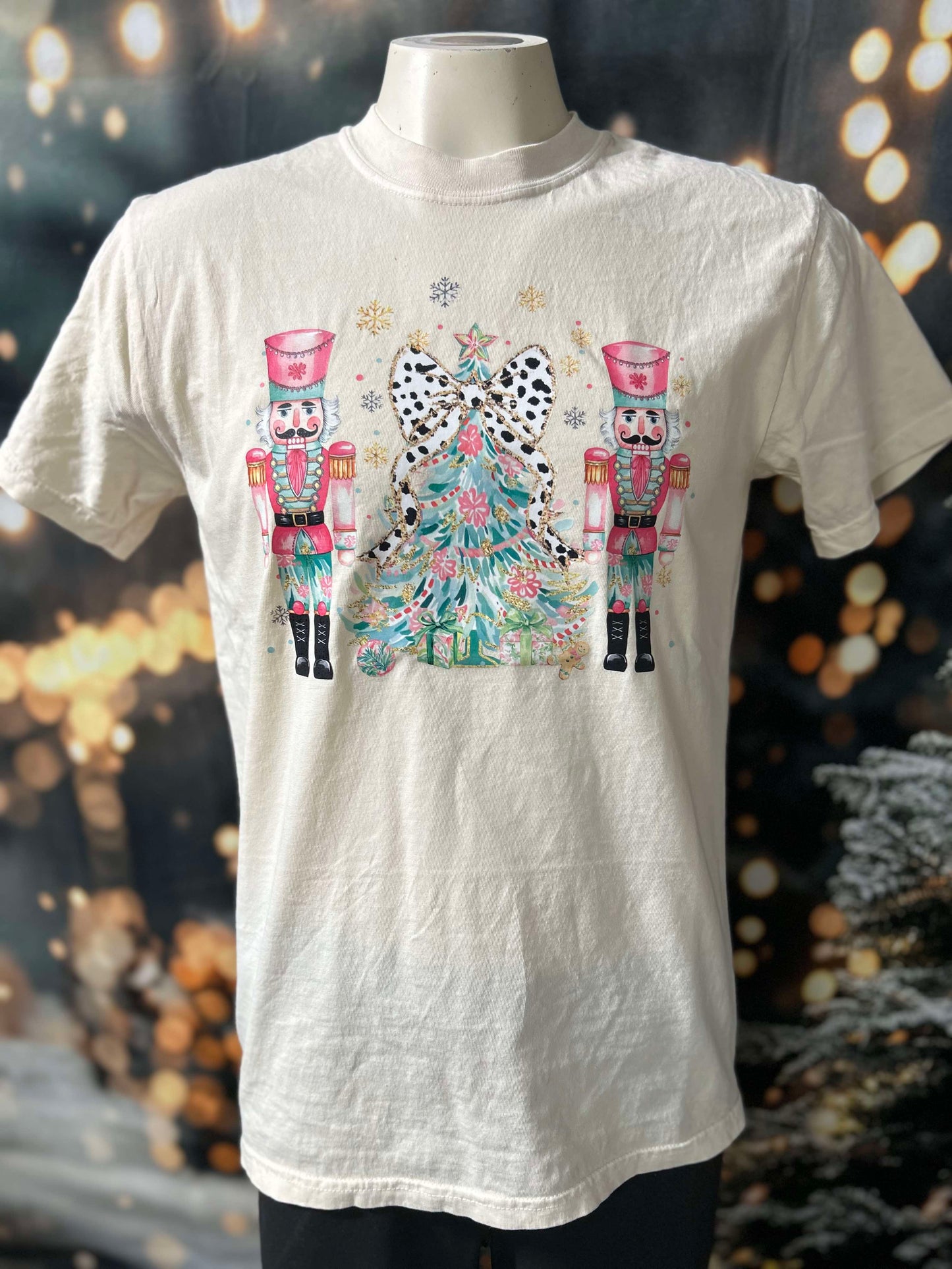 Nutcracker Holiday Garment Dyed Graphic T-shirt