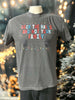 Deck the Halls Not Your Family Holiday Garment Dyed Graphic T-shirt - Final Sale**