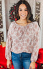 Off the Shoulder Brick Blouse - *DEAL - COUPON EXCLUDED*