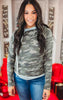 Camo Double Hoodie Sweatshirt Top**DEAL - COUPON EXCLUDED*