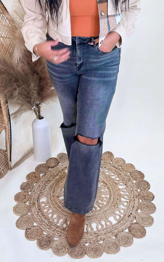 MICA | Super High Rise Wide Leg Denim Jean