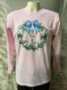 Pink Nutcracker Garment Dyed Long Sleeve Graphic Top