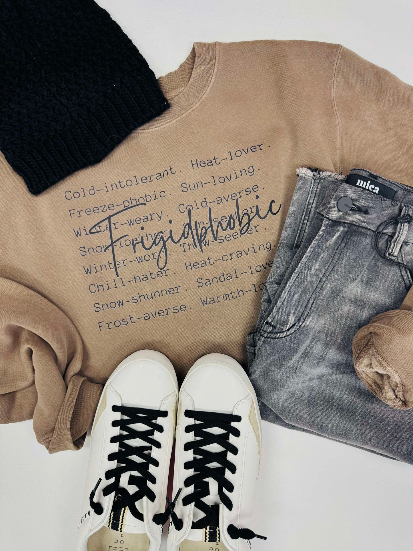 Frigidphobic Defination Garment Dyed Sweatshirt | Comfort Colors**