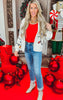 Christmas Sequin Light Cardigan