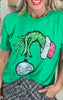 Green Guy Sparkle Graphic T-shirt - Green Tee