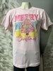 Merry Merry Hawaiian Christmas Tree Holiday Graphic T-shirt - Final Sale