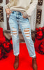 HIGH RISE BOYFRIEND DENIM JEANS | RISEN