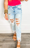 High-Rise Boyfriend Denim Jeans | RISEN - Final Sale