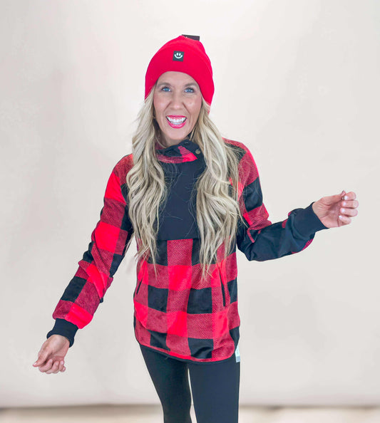 Buffalo Plaid Check Long Sleeve Top* - Final Sale