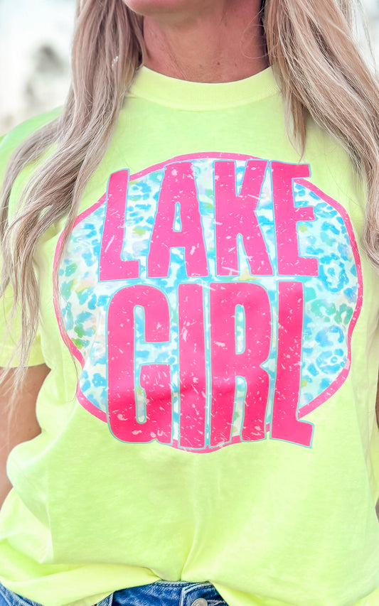 Lake Girl Garment Dyed Graphic T-shirt