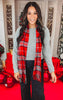 Plaid Pattern Cashmere Oblong Scarf ** DEAL-COUPON EXCLUDED