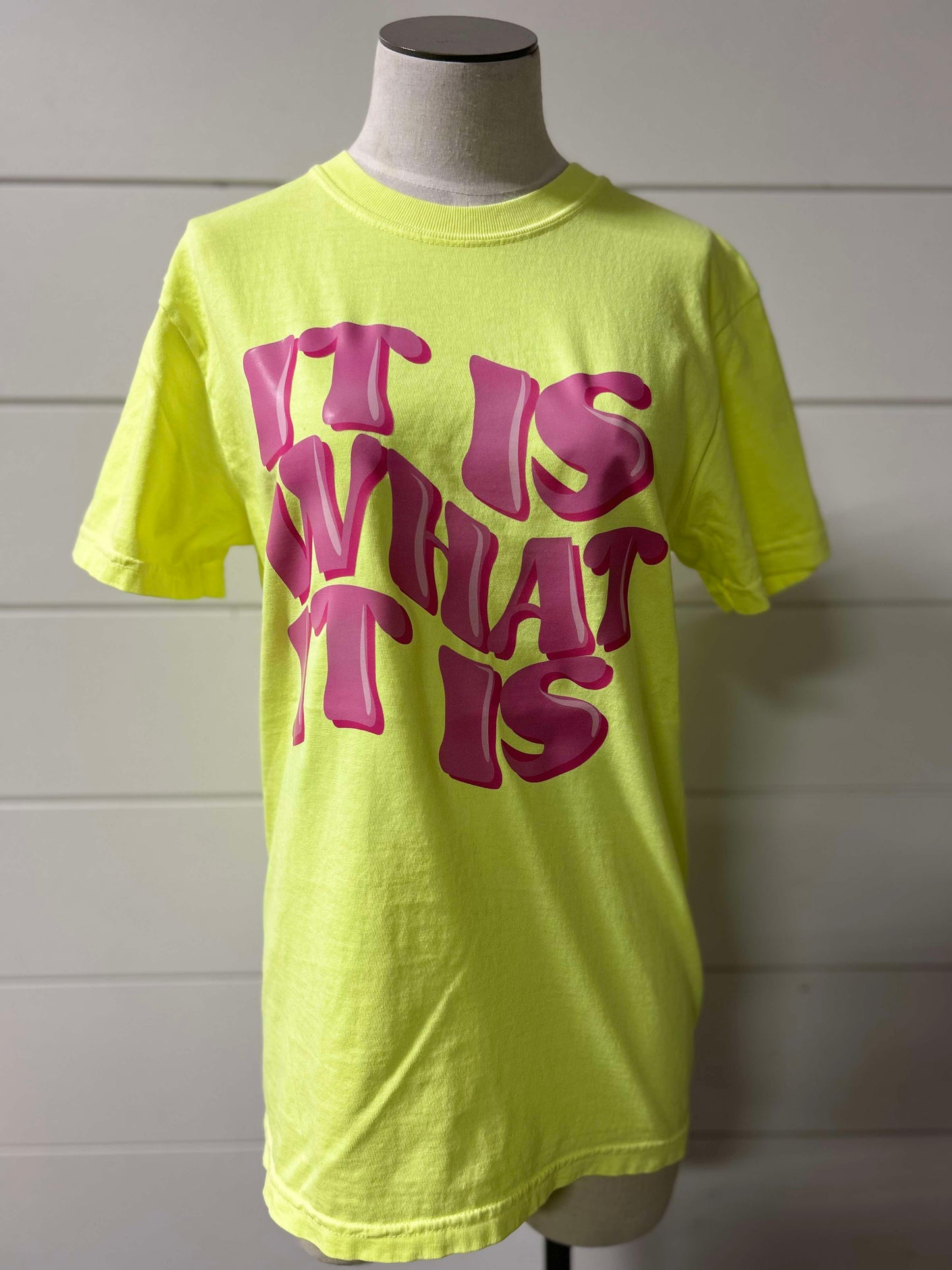 It is What It Is Garment Dyed Graphic T-shirt