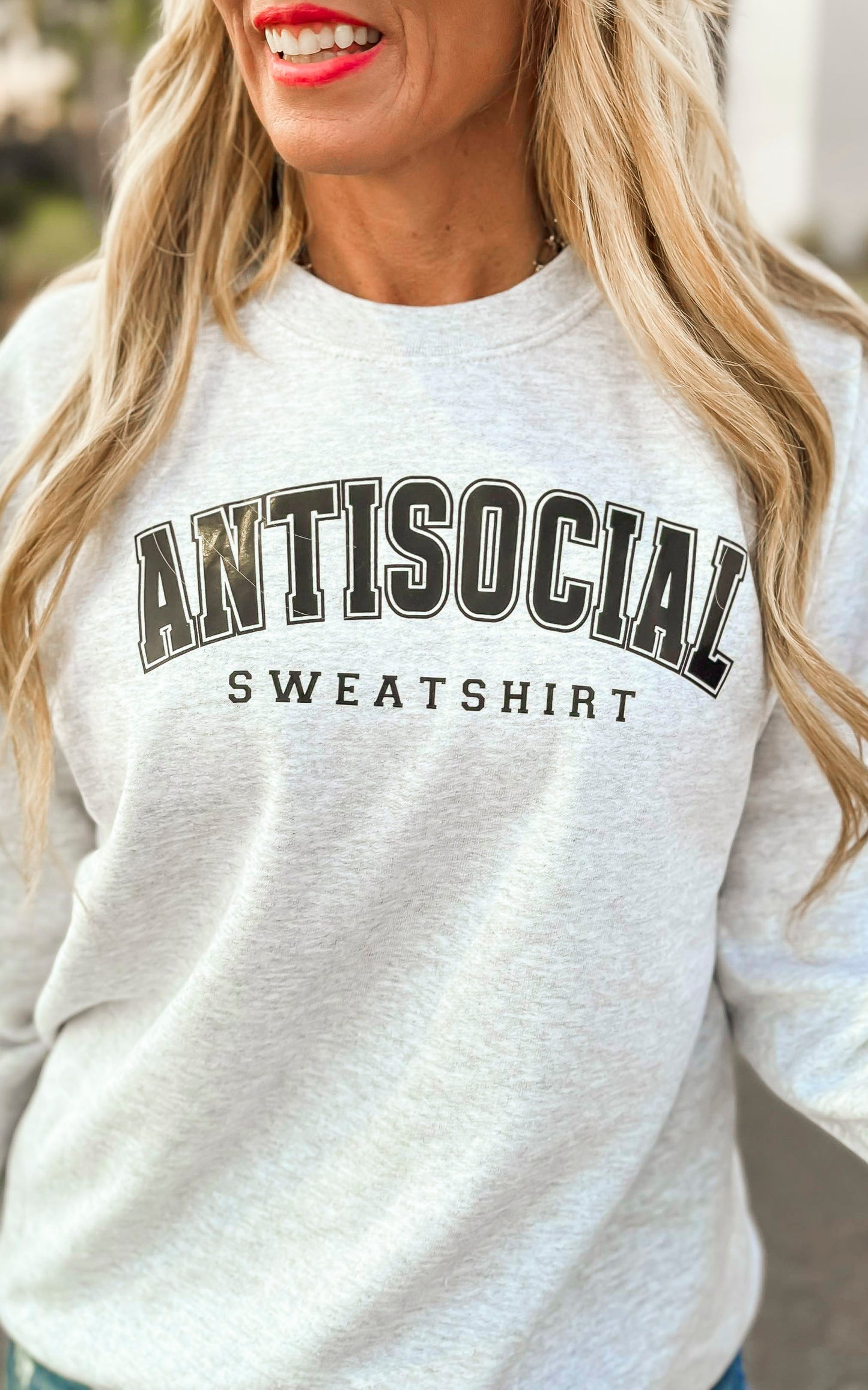 ANTISOCIAL Graphic Crewneck Sweatshirt