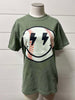 Baseball Smiles Garment Dyed Graphic T-shirt