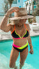 Neon Voltage V-Wire Color Block Bikini Swimsuit| SALTY WAVE - Final Sale