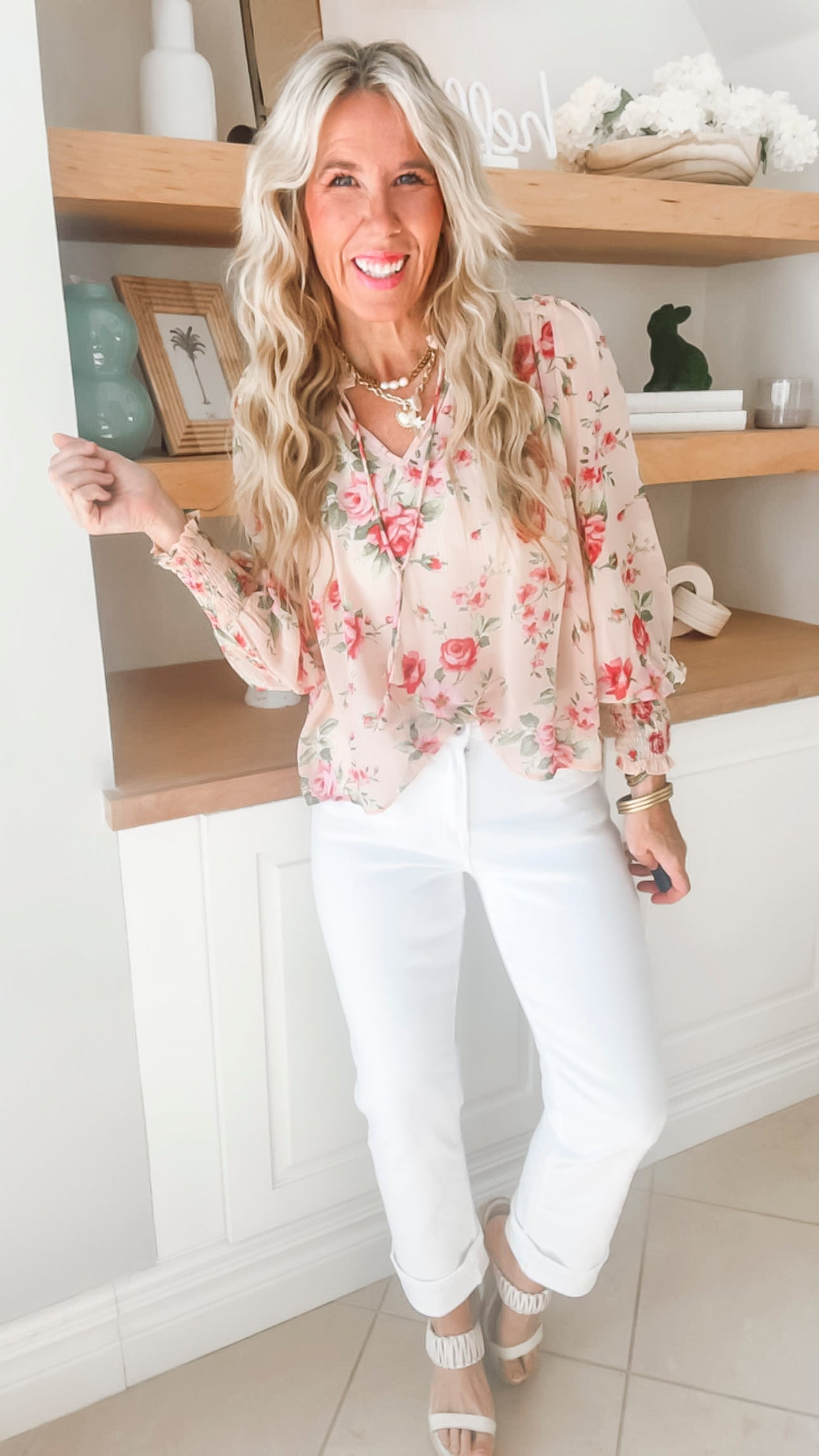 Sweet Emotion Ruffled Beck Top