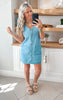 Button Up Denim Mini Dress