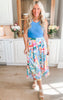 Sweet Dreams Front Button Midi Skirt