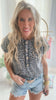 Leopard Button Down Top