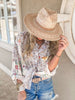 Boho Lavender Breeze Button Down
