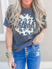 Leopard MAMA Garment Dyed Graphic T-shirt