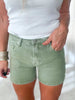 Safari Bound High Rise Cuff Denim Short | RISEN