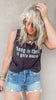 Hang in There... Garment Dyed Graphic Tank Top