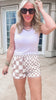 Checkered Dreams Everyday Shorts| JESS LEA - Final Sale