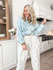 Studded Western Style Cotton Twill Top | POL