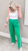 Wide Leg Side Stripes Track Pants