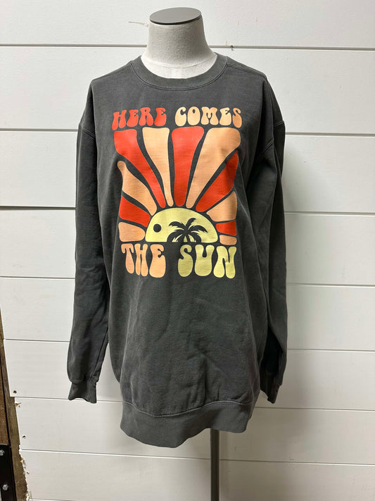 Here Comes the Sun Garment Dyed Sweatshirt | Comfort Colors
