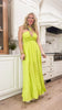 Mojito Magic Halter Maxi Dress