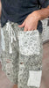 Sand Leopard Vintage Wash Crochet Patches Distress Jogger Pants | POL