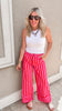 Striped Wide Leg Pants