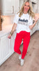 Baseball Grandma Graphic T-shirt - Final Sale