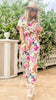 Pink Tropical Floral Jumpsuit