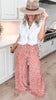 Rust Floral Pants | HEIMISH