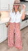 Rust Floral Pants | HEIMISH