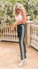 Black 4 Stripes Track Pants** - Final Sale