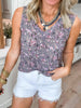 V Neck Floral Top | HEIMISH