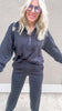 Modal Scuba Piping Quarter Zip Pullover