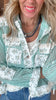 Vintage Washed Crochet Hoodie Jacket With Patchwork | POL