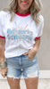 Fireworks & Freedom Ringer Graphic T-shirt - Final Sale