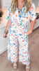 Amalfi Coast Wide Leg Jumpsuits - Final Sale