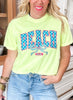 Beach Babe Garment Dyed Graphic Boxy Crop T-shirt - Final Sale