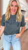 MILFIN Ain't Easy Garment Dyed Graphic T-shirt**