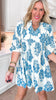 Petal & Poise Floral Printed Dress - Final Sale