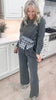Washed French Terry Pullover & Pants Set - DEAL